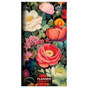 2026-2027 Vintage Blooms Small Monthly Pocket Planner by , 9798889614630