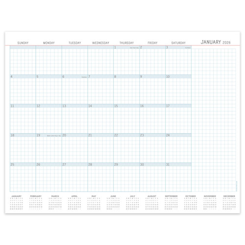 2026 Professional Large Desk Pad Monthly Blotter Calendar by , 9798889615200