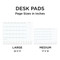 2026 Professional Large Desk Pad Monthly Blotter Calendar by , 9798889615200