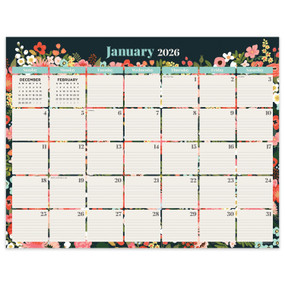 2026 Bountiful Blooms Large Desk Pad Monthly Blotter Calendar by , 9798889615231