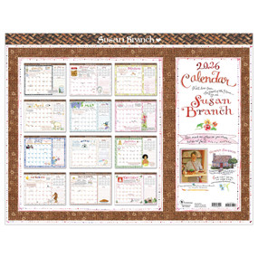 2026 Susan Branch Large Desk Pad Monthly Blotter Calendar by , 9798889615248