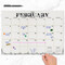 2026 Floral Medium Desk Pad Monthly Blotter Calendar by , 9798889615279