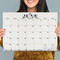 2026 Floral Medium Desk Pad Monthly Blotter Calendar by , 9798889615279