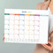 2026 Rainbow Blocks Medium Desk Pad Monthly Blotter Calendar by , 9798889615293