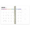 2026 Blue and Gold Lines Medium Weekly Monthly Planner by , 9798889614203