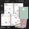 2026 Blue and Gold Lines Medium Weekly Monthly Planner by , 9798889614203