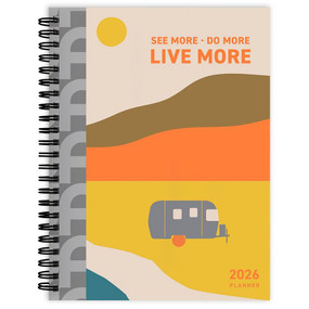 2026 Airstream Medium Weekly Monthly Planner by , 9798889614296