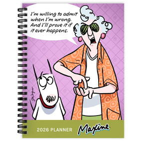 2026 Maxine Medium Weekly Monthly Planner by , 9798889614326