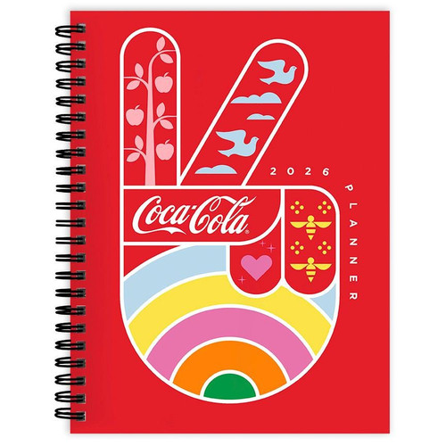 2026 Coca-Cola Medium Weekly Monthly Planner by , 9798889616078