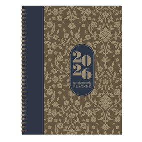 2026 Bonjour Book of Blooms Large Weekly Monthly Planner by , 9798889614425