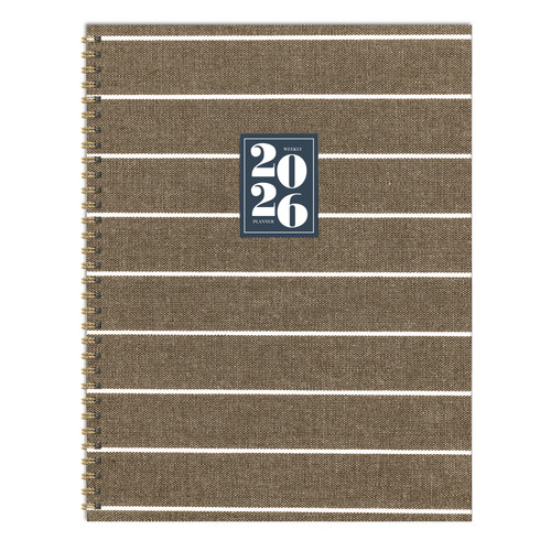 2026 Linen Large Weekly Monthly Planner by , 9798889614432