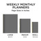 2026 Linen Large Weekly Monthly Planner by , 9798889614432