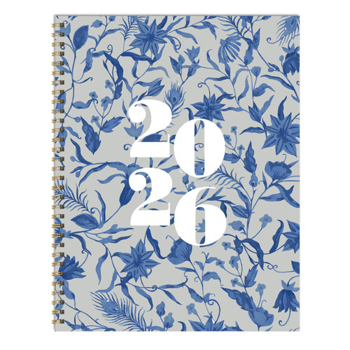 2026 Tres Belle Blue Large Weekly Monthly Planner by , 9798889614449