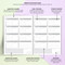 Golden Design Food & Fitness 7.5"x10.25" Weekly Healthy Living Planner (9781643327099) 