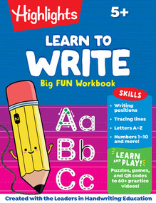 Learn to Write Big Fun Workbook by Highlights, 9781639624065