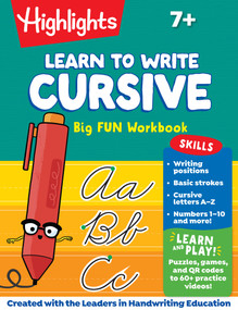Learn to Write Cursive Big Fun Workbook by Highlights, 9781639624546