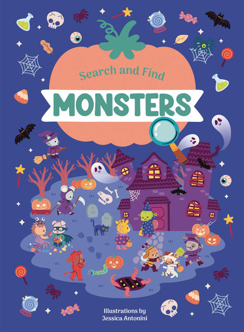 Search & Find Monsters by Jessica Antonini, 9788854421677