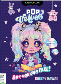 Kaleidoscope Pop Velvet Coloring: Kreepy Kawaii by Hinkler, 9781488972867