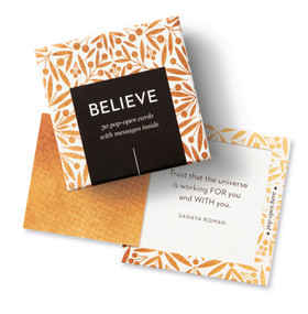 ThoughtFulls: Believe (30 Pop-Open Cards with Messages Inside) by COMPENDIUM, 9781966077244