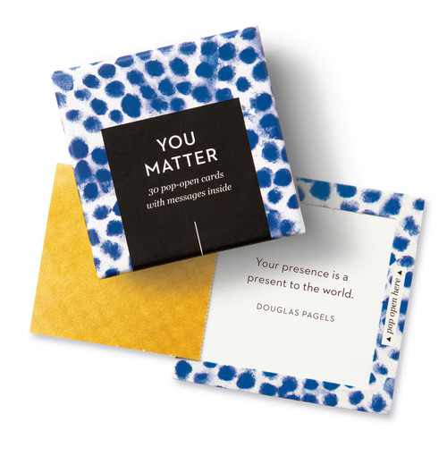 ThoughtFulls: You Matter (30 Pop-Open Cards with Messages Inside) by COMPENDIUM, 9781966077329