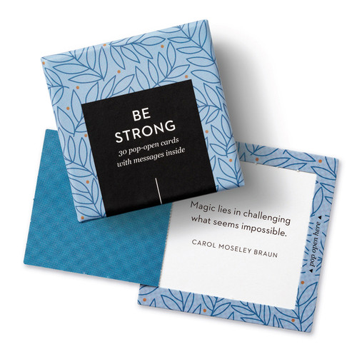 ThoughtFulls: Be Strong (30 Pop-Open Cards with Messages Inside) by COMPENDIUM, 9781966077336
