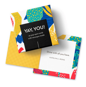 ThoughtFulls: Yay, You! (30 Pop-Open Cards with Messages Inside) by COMPENDIUM, 9781966077350