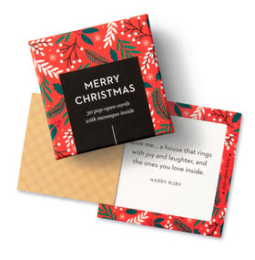ThoughtFulls: Merry Christmas (30 Pop-Open Cards with Messages Inside) by COMPENDIUM, 9781966077411