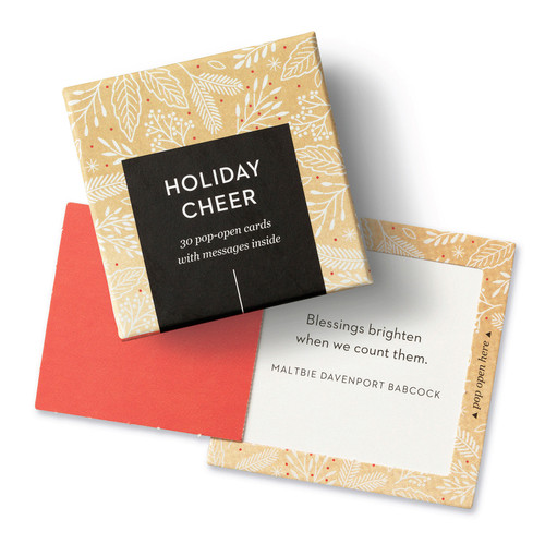 ThoughtFulls: Holiday Cheer (30 Pop-Open Cards with Messages Inside) by COMPENDIUM, 9781966077428