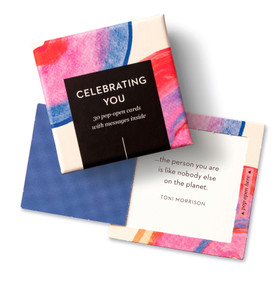 ThoughtFulls: Celebrating You (30 Pop-Open Cards with Messages Inside) by COMPENDIUM, 9781966077473