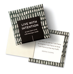 ThoughtFulls: Live with Intention (30 Pop-Open Cards with Messages Inside) by COMPENDIUM, 9781966077480