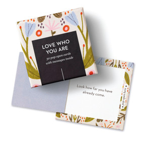 ThoughtFulls: Love Who You Are (30 Pop-Open Cards with Messages Inside) by COMPENDIUM, 9781966077695