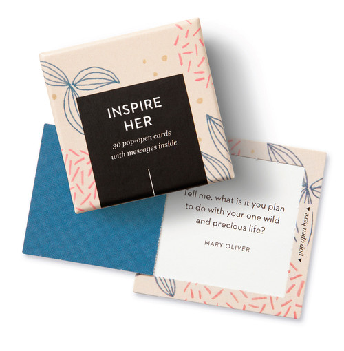 ThoughtFulls: Inspire Her (30 Pop-Open Cards with Messages Inside) by COMPENDIUM, 9798217212347