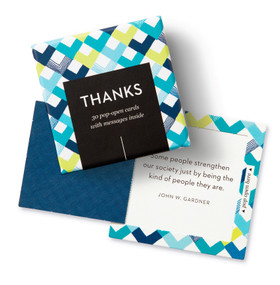 ThoughtFulls: Thanks (30 Pop-Open Cards with Messages Inside) by COMPENDIUM, 9798217212361