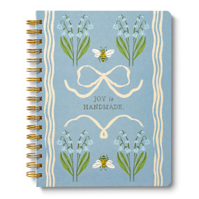 Spiral Notebook: Joy Is Handmade. by COMPENDIUM, 9781966077749