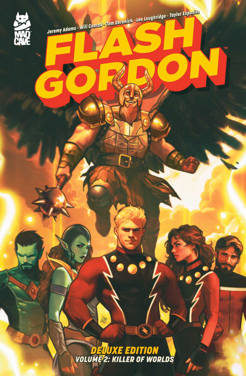 Flash Gordon Vol. 2 Deluxe Edition (Killer of Worlds) by Jeremy Adams, Will Conrad, Tom Derenick, Lee Loughridge, Taylor Esposito, 9781545823934