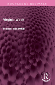 Virginia Woolf - 9781032541426 by Michael Rosenthal, 9781032541426