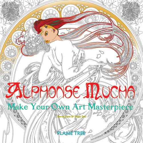 Alphonse Mucha (Art Colouring Book) (Make Your Own Art Masterpiece) by Daisy Seal, David Jones, 9781786640468