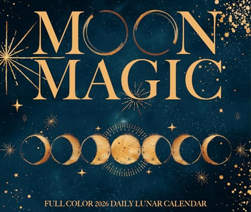 Moon Magic 2026 5.4" x 6.2" Box Calendar by Willow Creek Press, 9781549255205