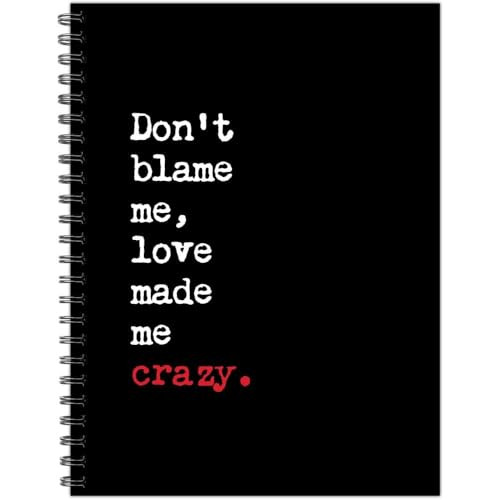 Love Made Me Crazy 6" x 8" Undated Journal by Willow Creek Press, 9781549255052
