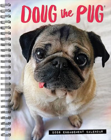 Doug the Pug 2026 6.5" x 8.5" Engagement Calendar by Leslie Mosier, 9781549254642