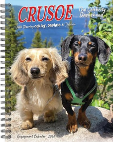 Crusoe the Celebrity Dachshund 2026 6.5" x 8.5" Engagement Calendar by Ryan Beauchesne, 9781549254611