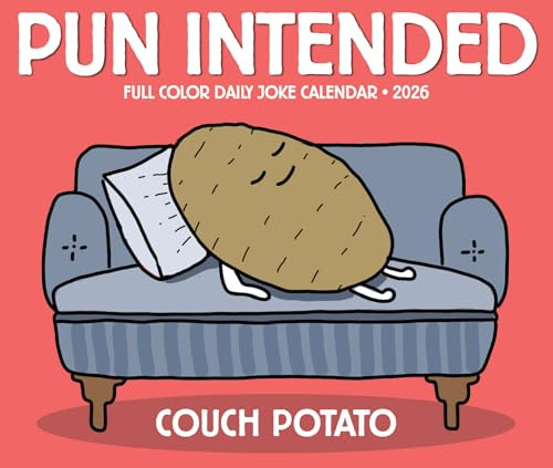 Pun Intended 2026 5.4" x 6.2" Box Calendar by Willow Creek Press, 9781549254383