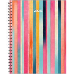 Super Stripe 2026 8.5" x 11" Weekly Monthly Softcover Planner by Willow Creek Press, 9781549257384