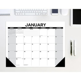 Basic 2026 22" x 17" Large Monthly Deskpad by Willow Creek Press, 9781549257209