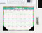 Watercolor Stripes 2026 22" x 17" Large Monthly Deskpad by Willow Creek Press, 9781549257292