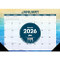 Beaches 2026 17" x 12" Small Monthly Deskpad by Willow Creek Press, 9781549257070