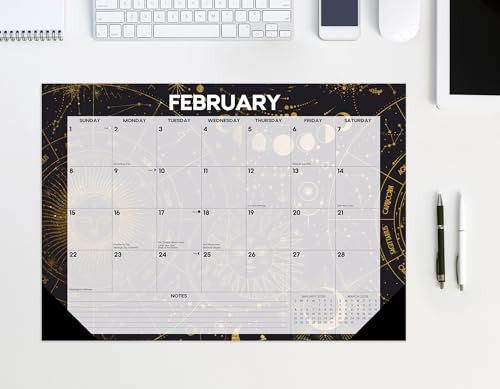 Celestial 2026 17" x 12" Small Monthly Deskpad by Willow Creek Press, 9781549257100