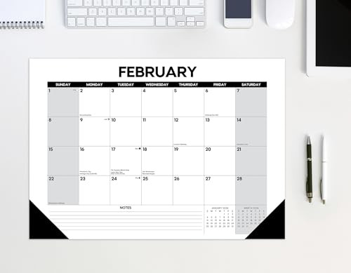 Basic 2026 17" x 12" Small Monthly Deskpad by Willow Creek Press, 9781549257063
