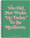 Mediocre 2026 6.5" x 8.5" Weekly Monthly Softcover Planner by Willow Creek Press, 9781549257544