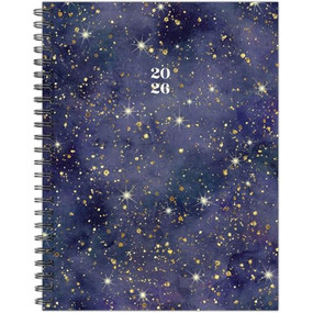 Starry Night 2026 6.5" x 8.5" Weekly Monthly Softcover Planner by Willow Creek Press, 9781549256691